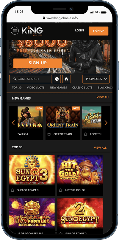 King Johnnie Casino Download Mobiele App